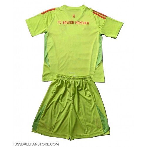 Bayern Munich Torwart Replik Heimtrikot Kinder 2024-25 Kurzarm (+ Kurze Hosen)